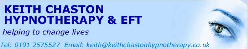 Keith Chaston Hypnotherapy North East England header image.