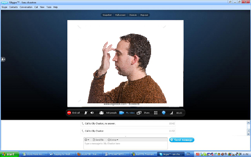 An EFT tapping therapy session from anywhere in the world with Skype.